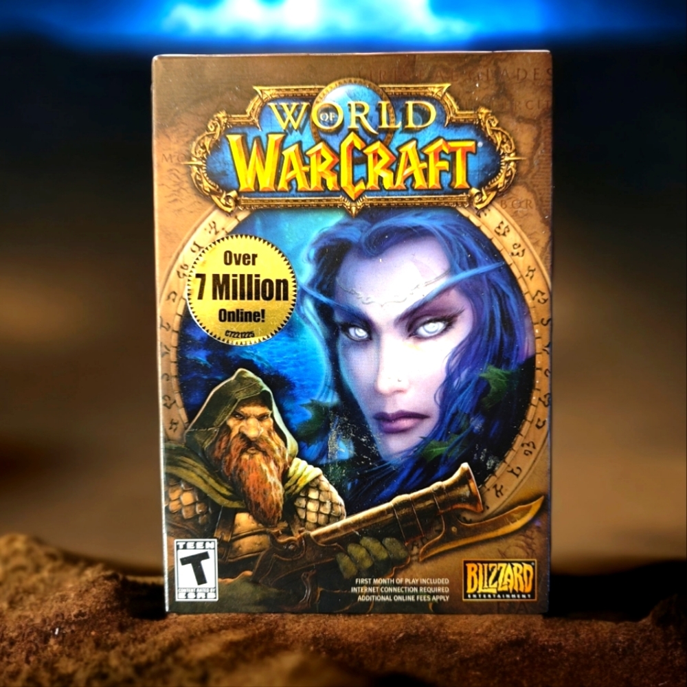 WORLD OF WARCRAFT PC Video Game Box 5 Disc Set